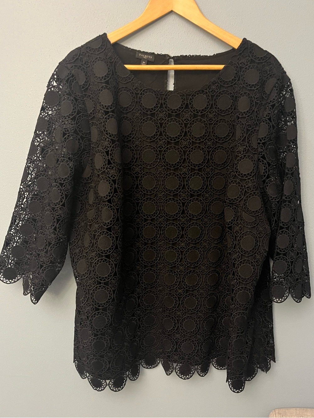 Talbots Lace Top